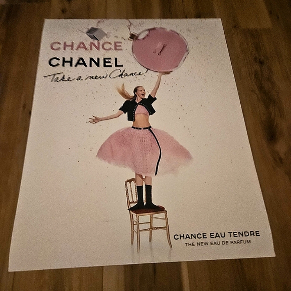 Updated Chanel Chance Poster Fragrance Poster Iconic Chanel Home Decor